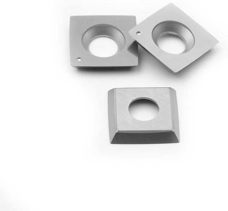 CDBP 15mm Square with 6" Radius Carbide Cutter Inserts (15×15×2.5mm-R150) for Woodturning Roughing Tool Fit for Shelix Cutterhead, 10 PCS - Image 4